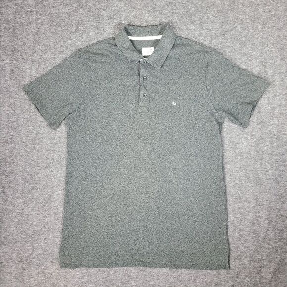 Rag & Bone Polo Shirt Mens Size S Standard Issue Short Sleeve Gray Simple Basic - Picture 1 of 12